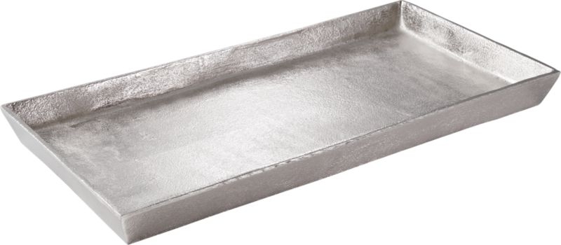 Silver Cast Aluminum Tray - Image 2