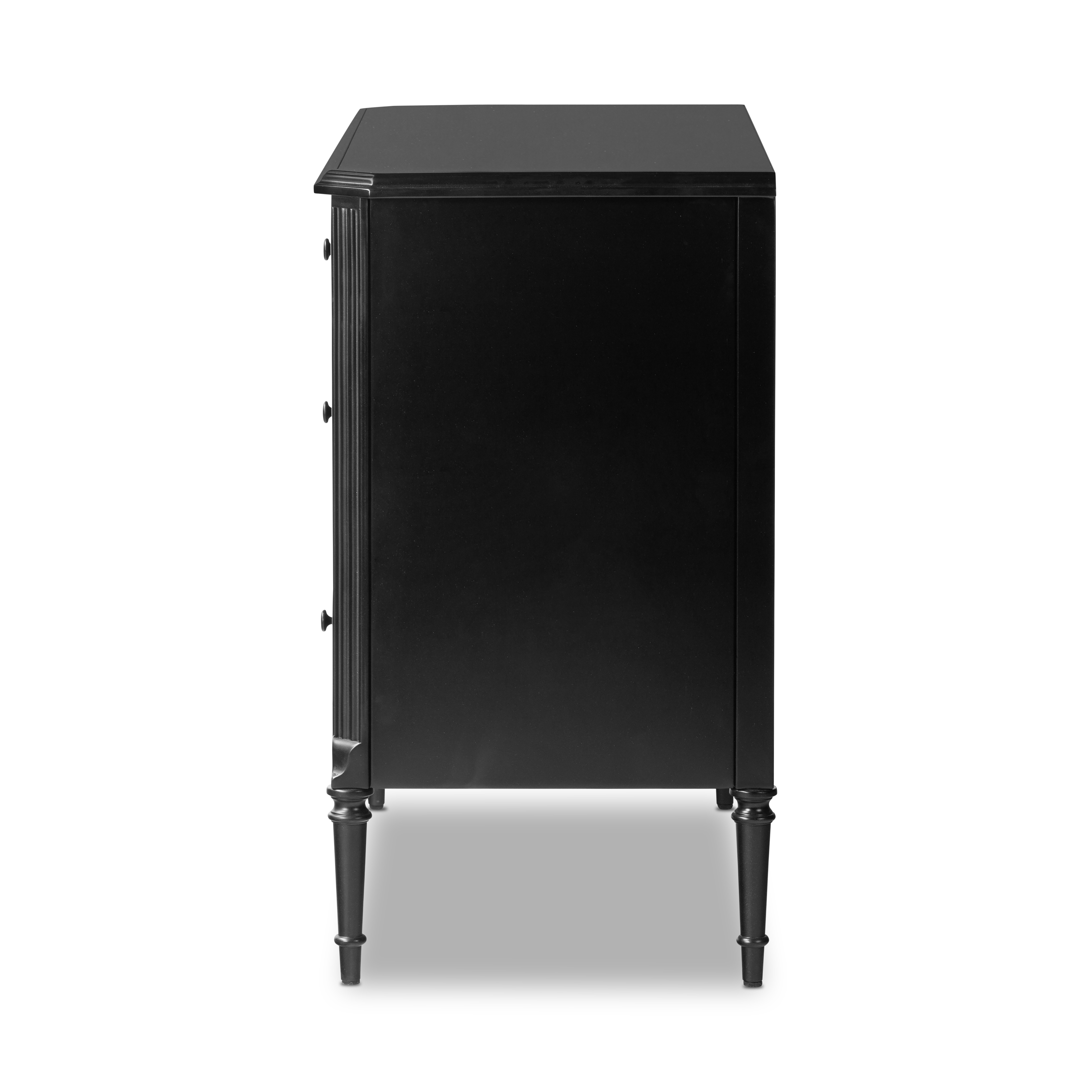 Lendon 3 Drawer Dresser-Black - Image 5