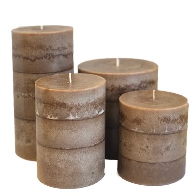 Warm Sand Scented Pillar Candle - Image 0
