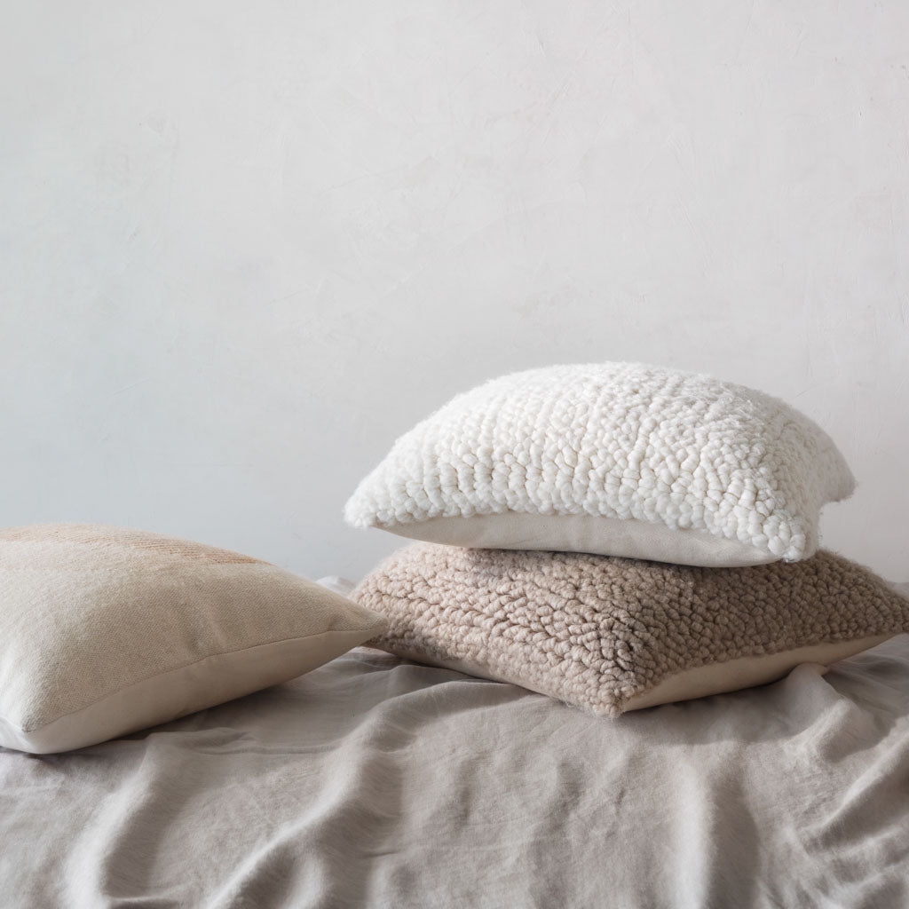 The Citizenry Ola Pillow | 24" x 24" | Ivory - Image 5