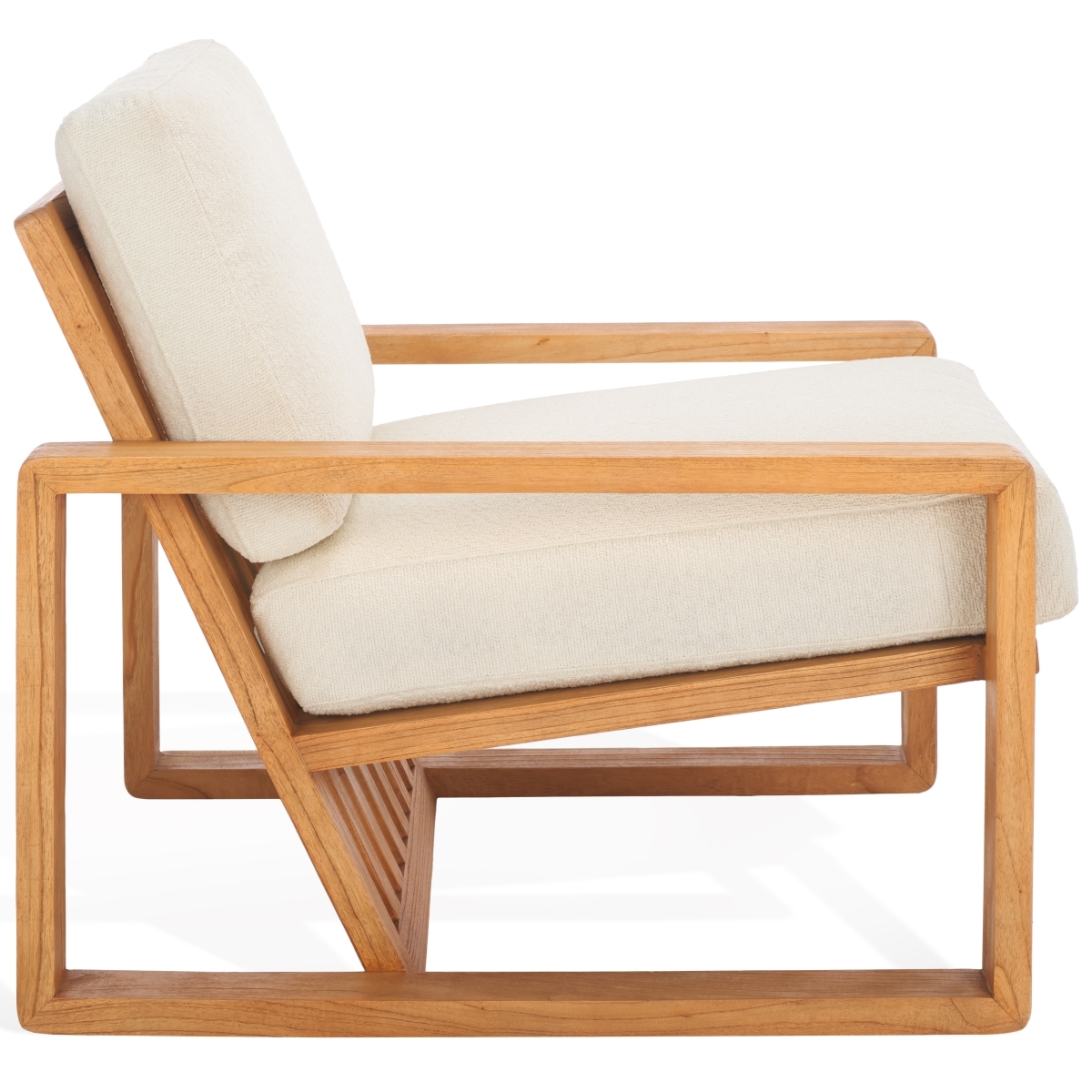 Decarlo Wooden Frame Accent Chair - Beige/Natural - Image 6