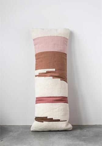 Calico Lumbar Pillow, 50" x 18" - Image 3