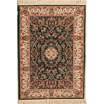 Princess Hand Knotted Wool Green Rug - Image 0