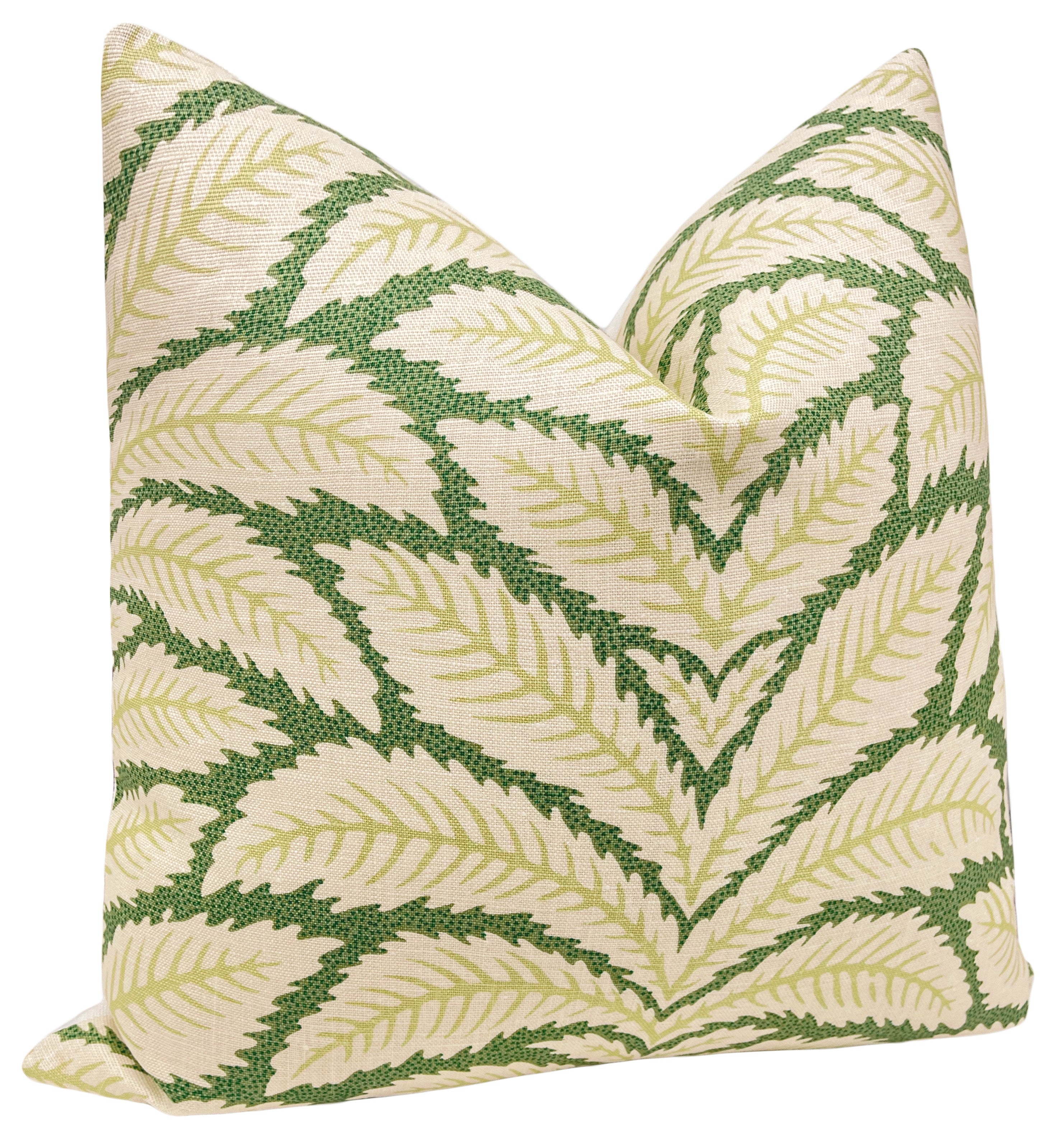 TALAVERA LINEN // LEAF - 20" X 20" - Image 1