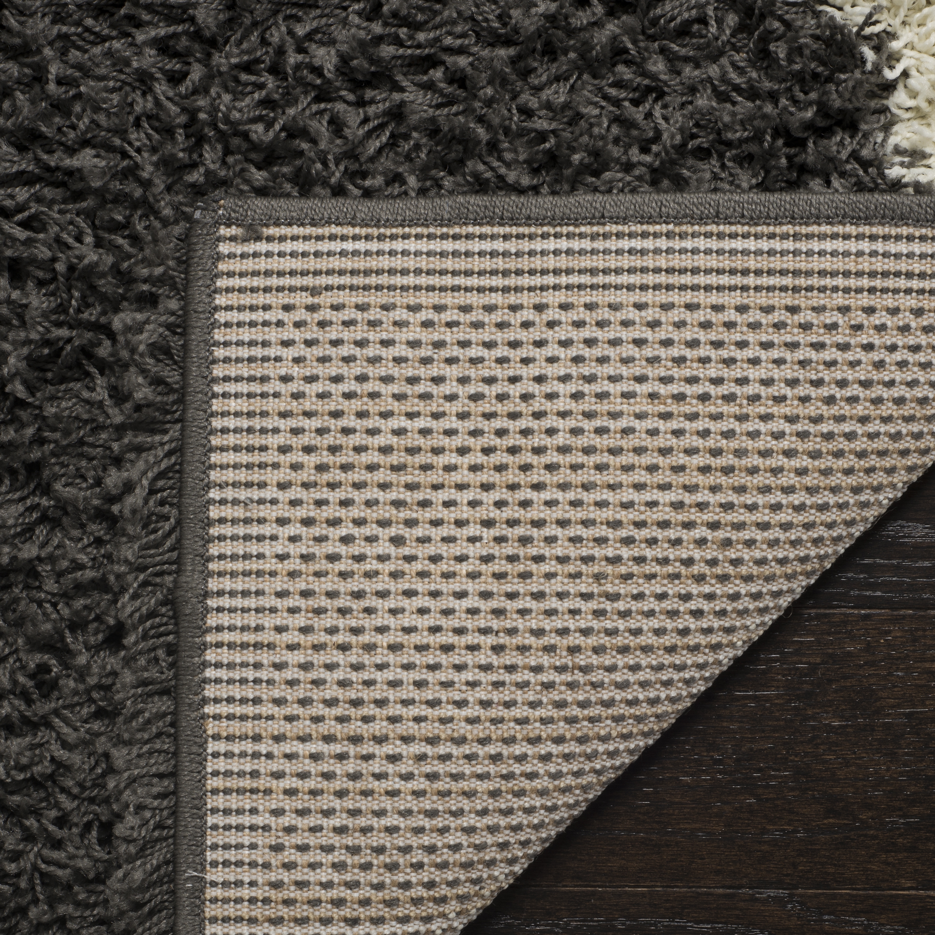 Arlo Home Woven Area Rug, SGD257A, Dark Grey/Ivory,  3' X 5' - Image 2