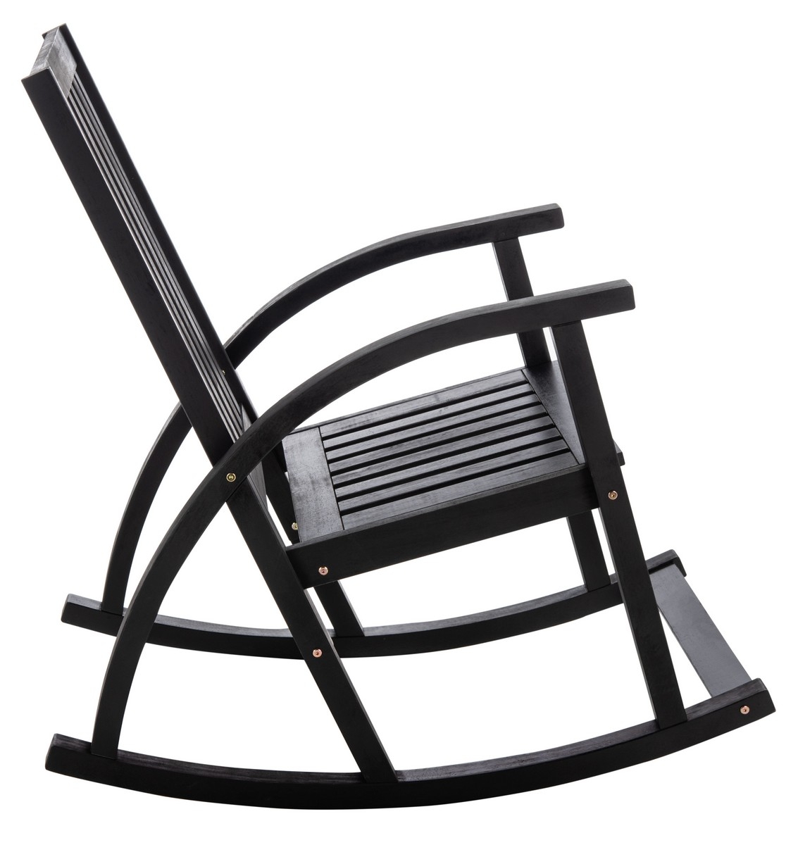Clayton Rocking Chair - Black - Safavieh - Image 7