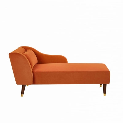 Chaise Lounge Chair Velvet - Image 0