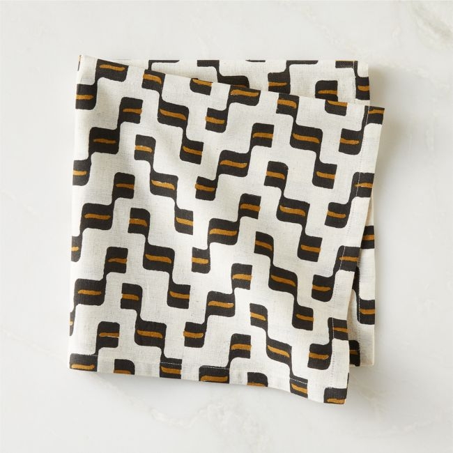 Osric Block Print Cloth Napkin - Image 0