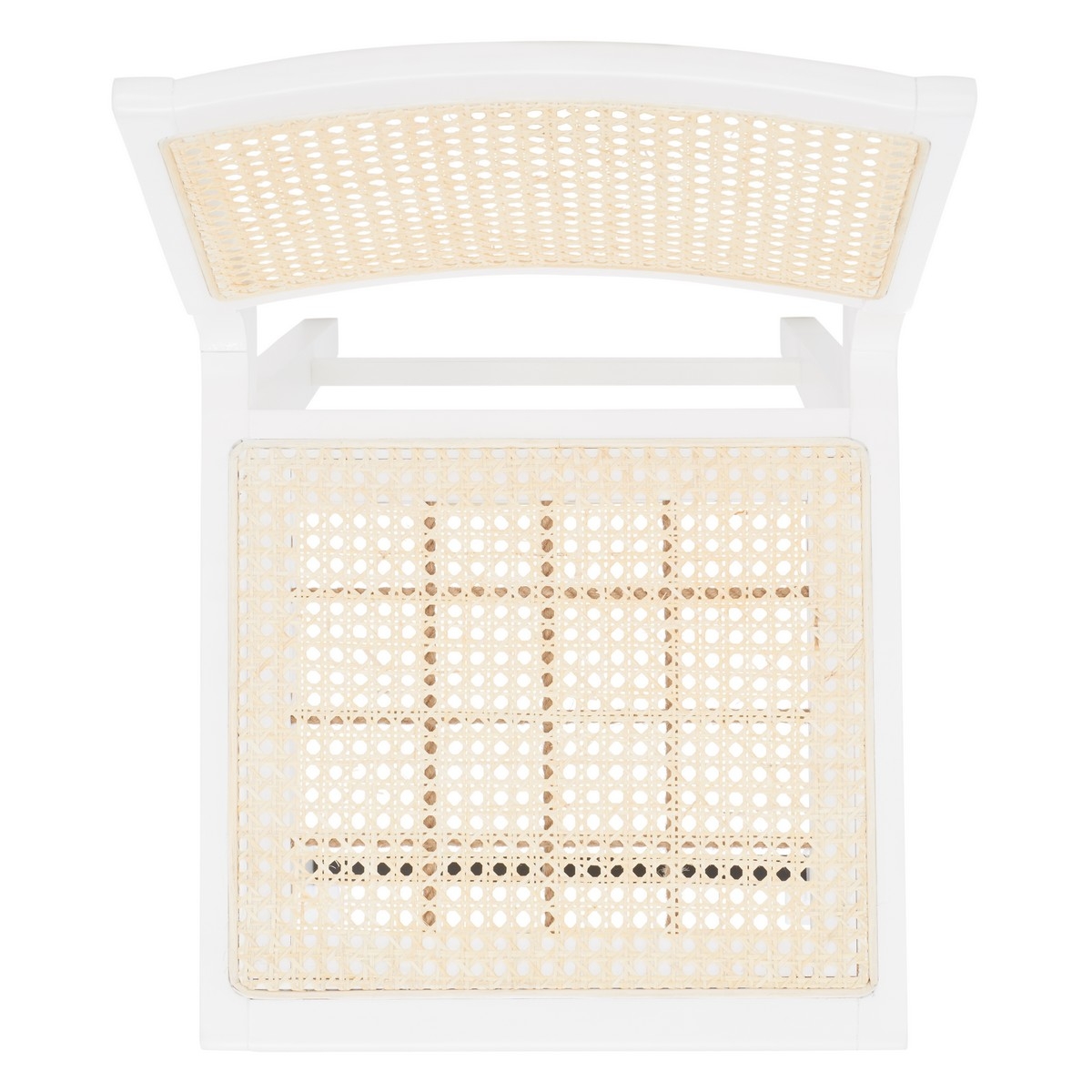 Hattie French Cane Barstool - White/Natural - Image 4