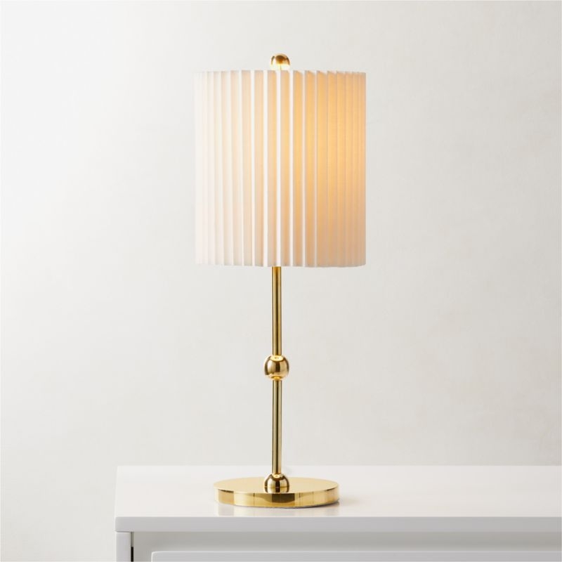 Marceau Boule Polished Brass Table Lamp - Image 1