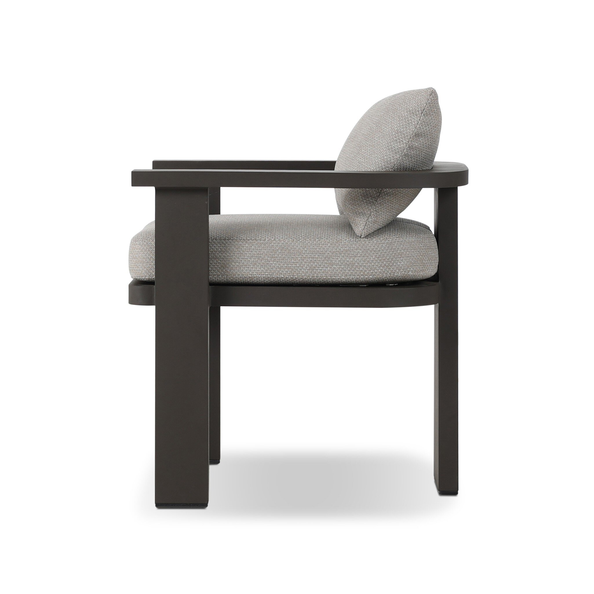 Tahana Outdoor Metal Dining Chair - Casa Grey - Image 2