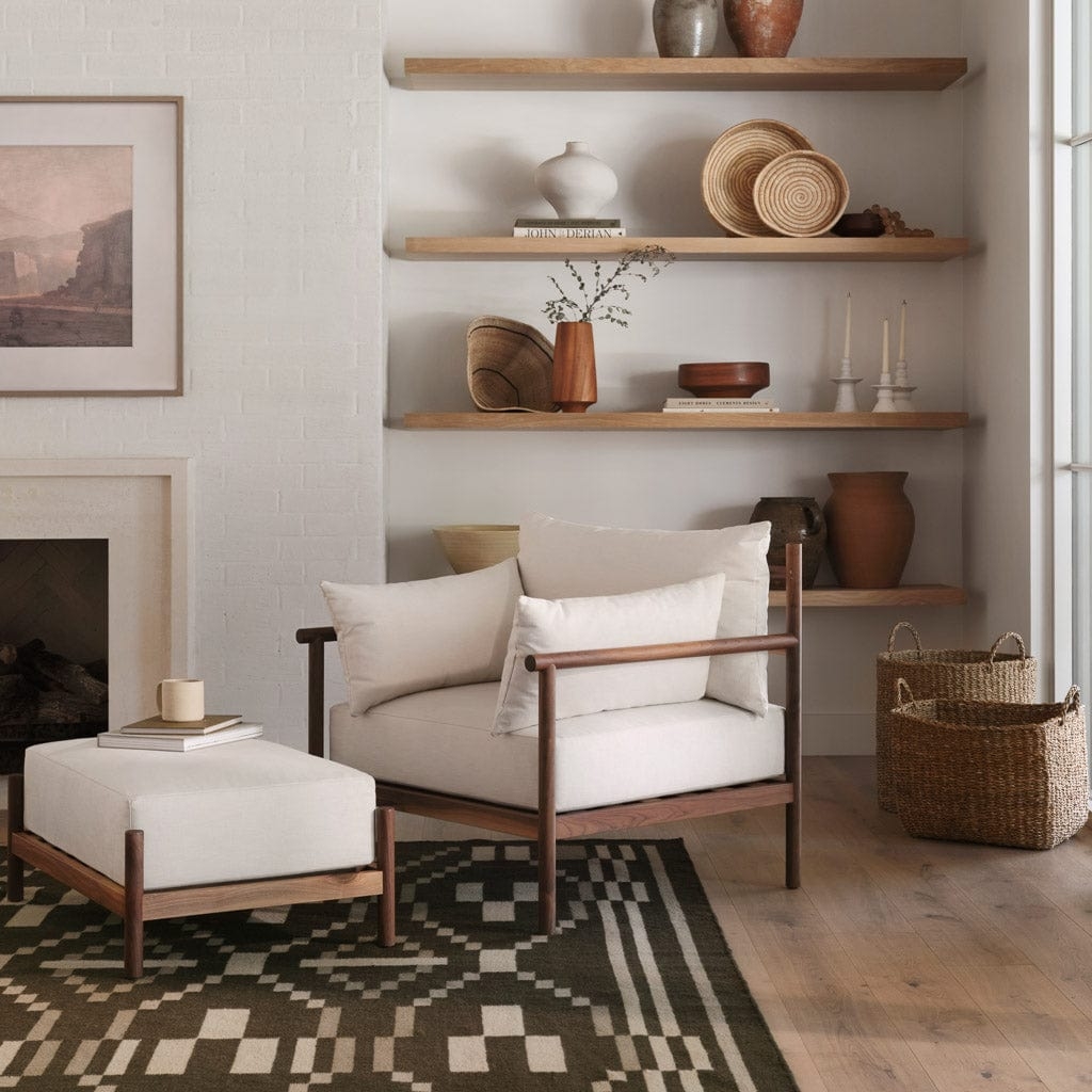 The Citizenry Tarak Handwoven Area Rug | 10' x 14' | Olive - Image 3