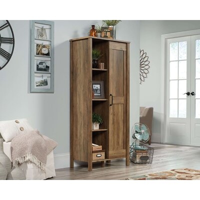 Rural Pine Sliding Door Storage Cabinet - Image 0
