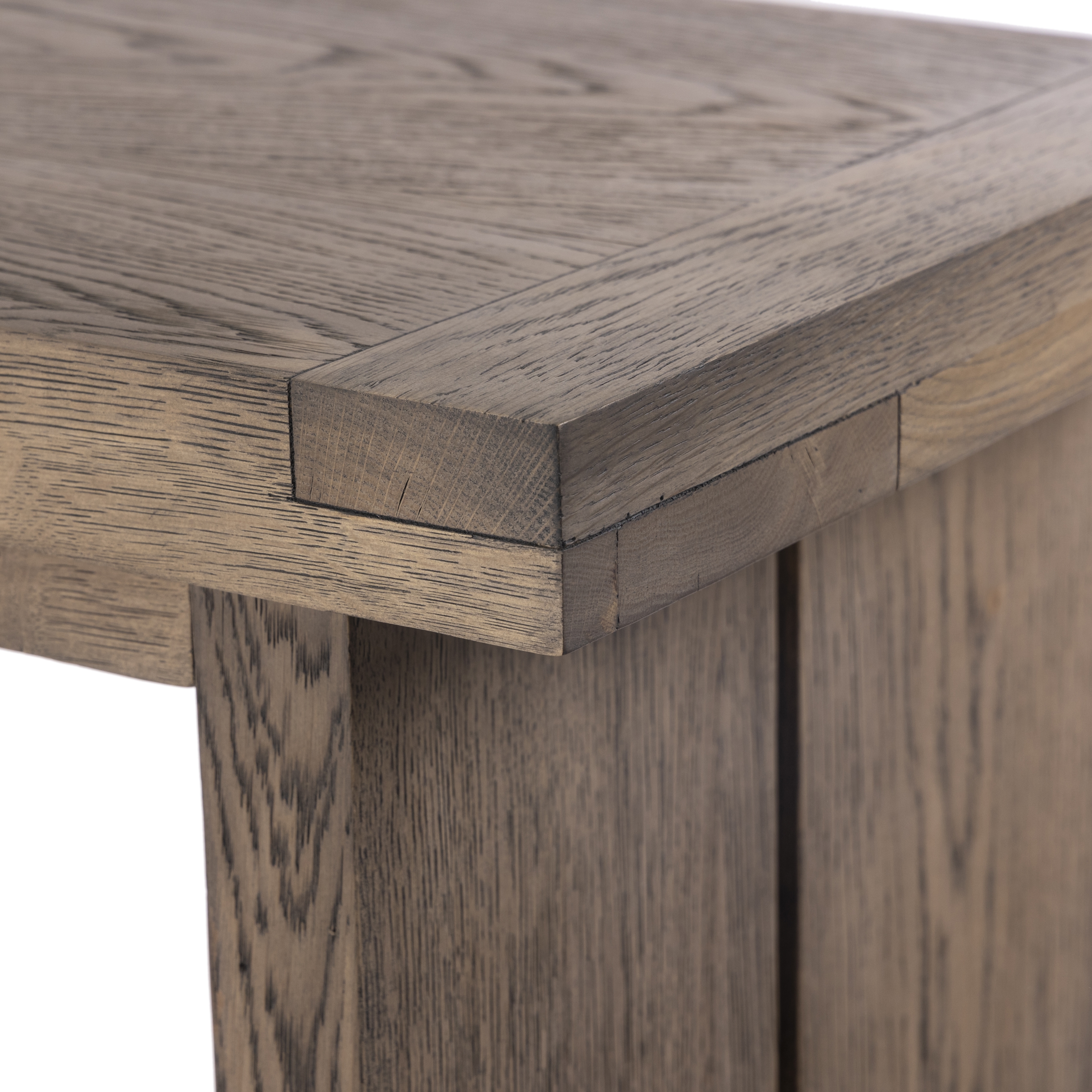 Warby Console Table - Worn Oak Veneer - Image 2
