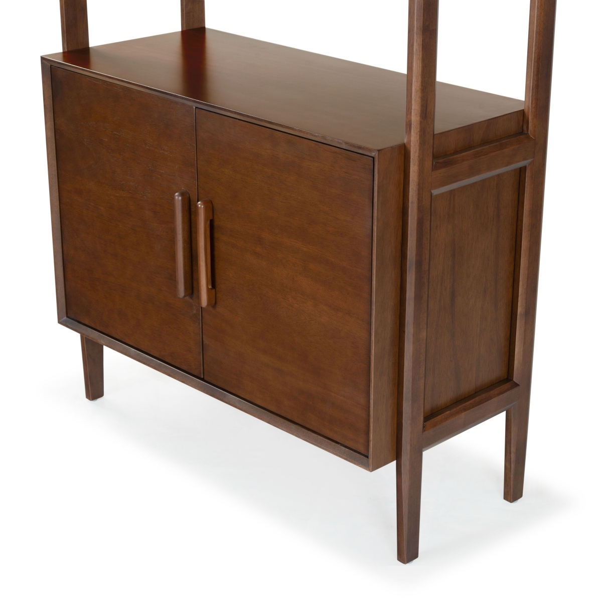 Pasquali Wood Cabinet Bookshelf - Walnut - Image 5