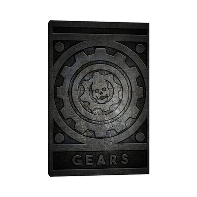 Gears Metal by - Wrapped Canvas - Image 0