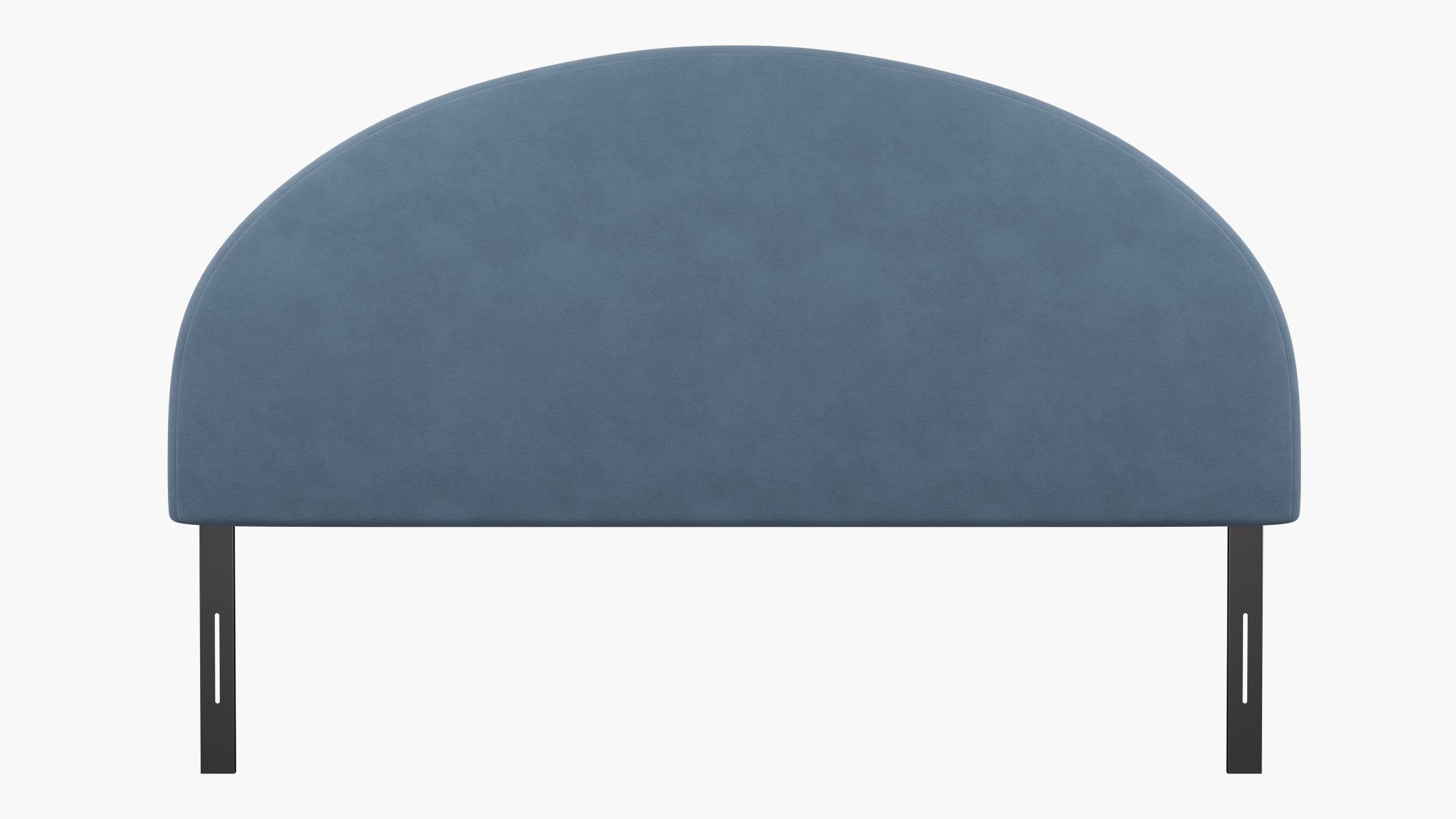 Arched Back Headboard, Ocean Classic Velvet, King - Image 1