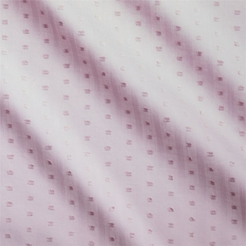 63" Sheer Dobby Lilac Curtain Panel - Image 2