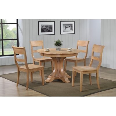 Granados Extendable Rubberwood Solid Wood Dining Set - Image 0