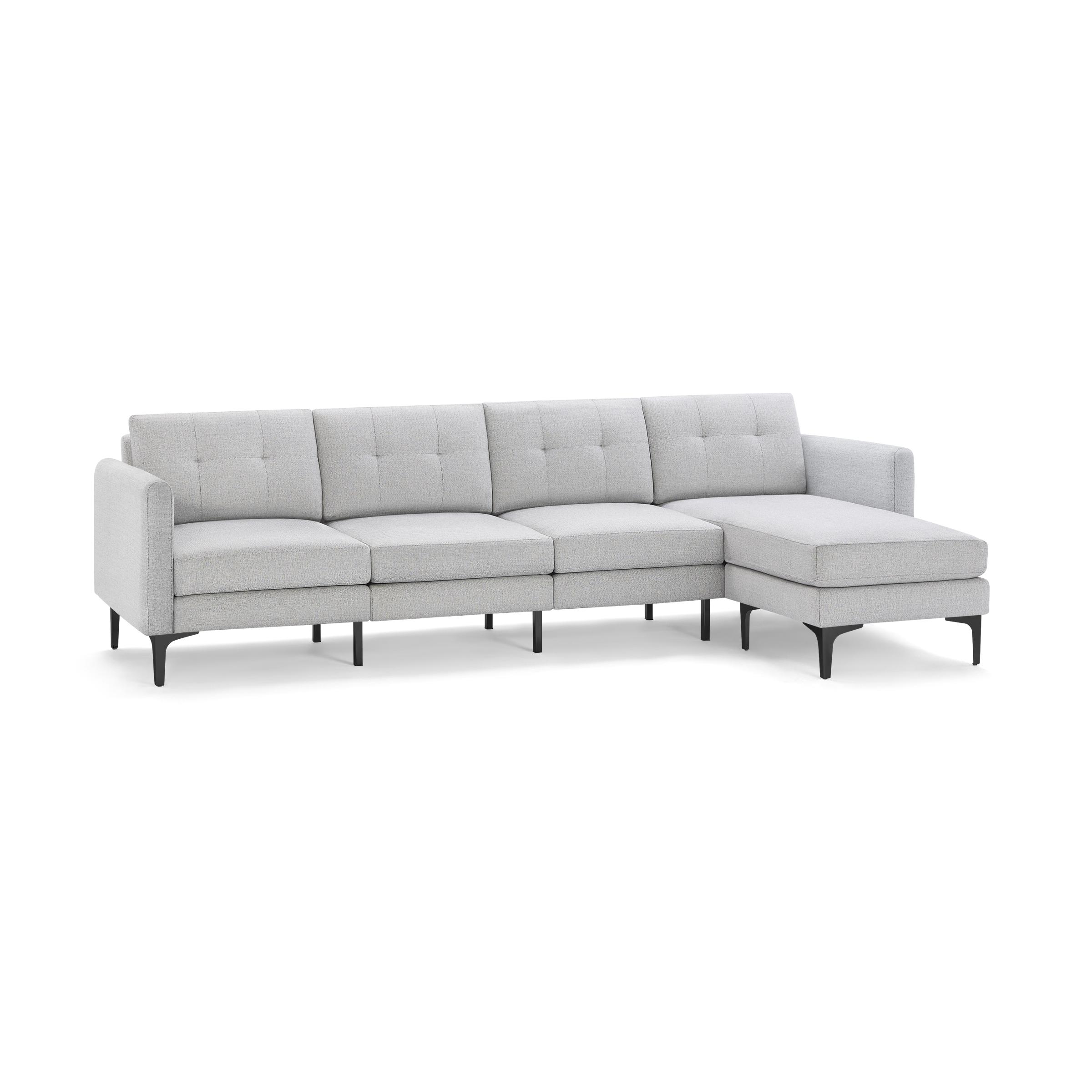 The Arch Nomad King Sectional Sofa in Crushed Gravel - Image 0