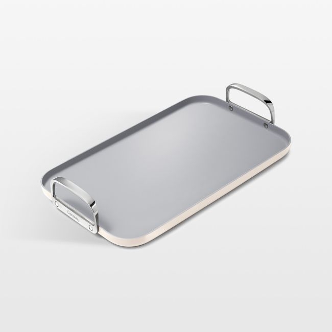 Caraway ® Cream Ceramic Non-Stick Double Burner Griddle - Image 0