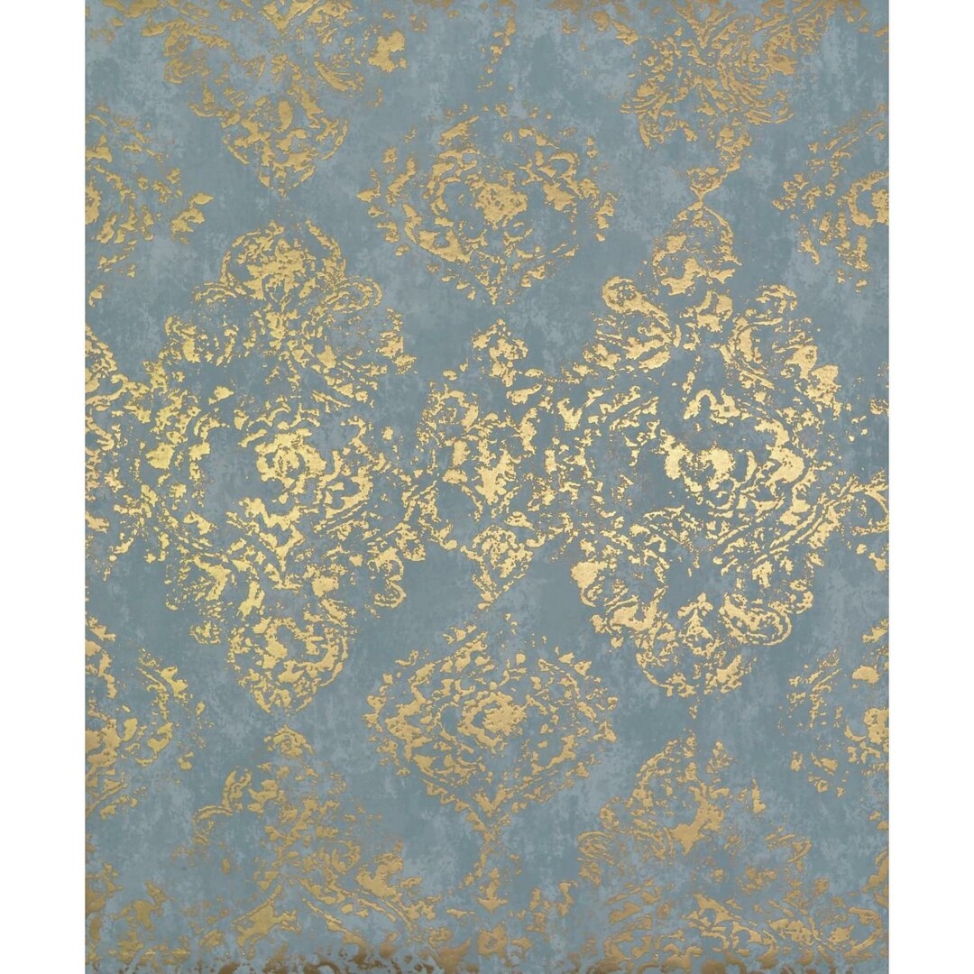 "York Wallcoverings Antonia Vella Stargazer 32.8' L x 20.8"" W Metallic Wallpaper Roll" - Image 0