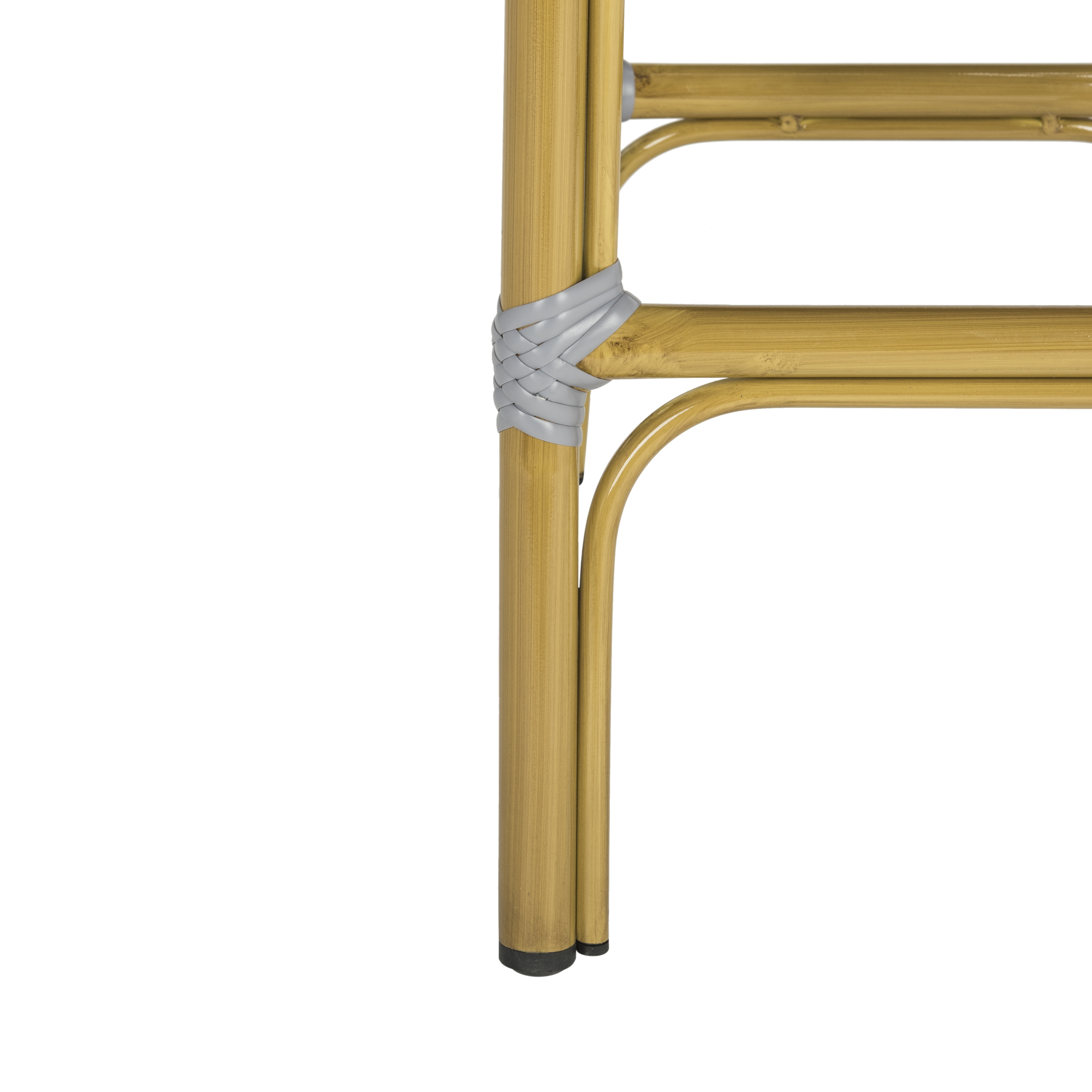 Ford Indoor-Outdoor Stacking French Bistro Bar Stool - Grey/White - Safavieh - Image 6