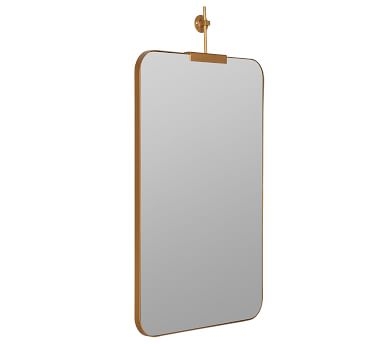 Everleigh Wall Mirror, Gold, 35.5"H - Image 1