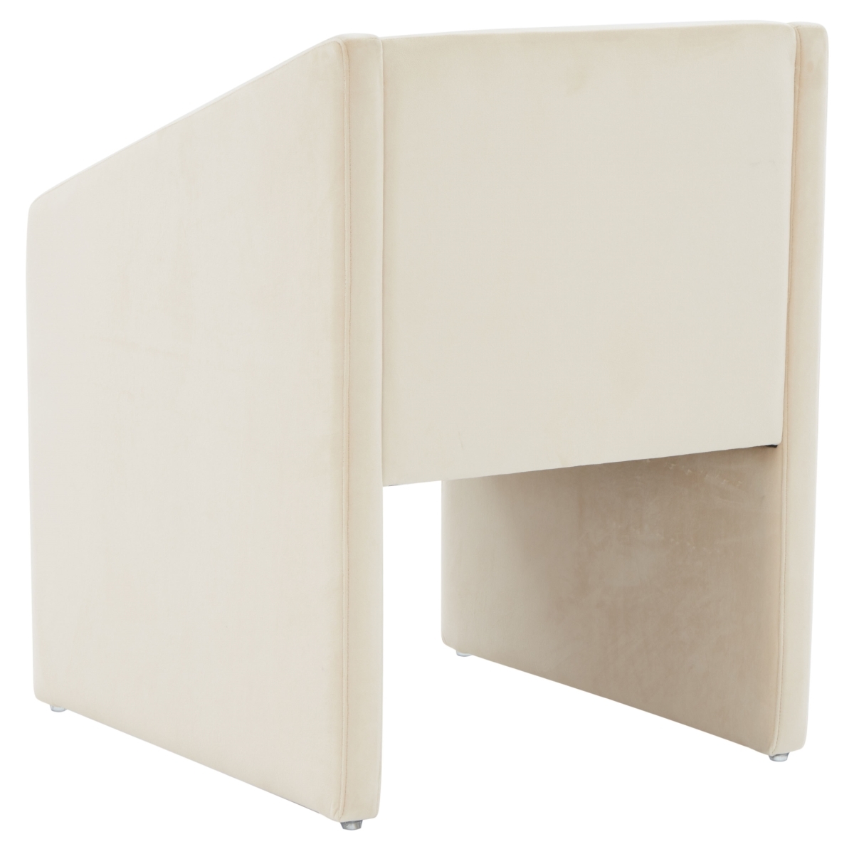 Liandra Upholstered Armchair - Creme - Image 3