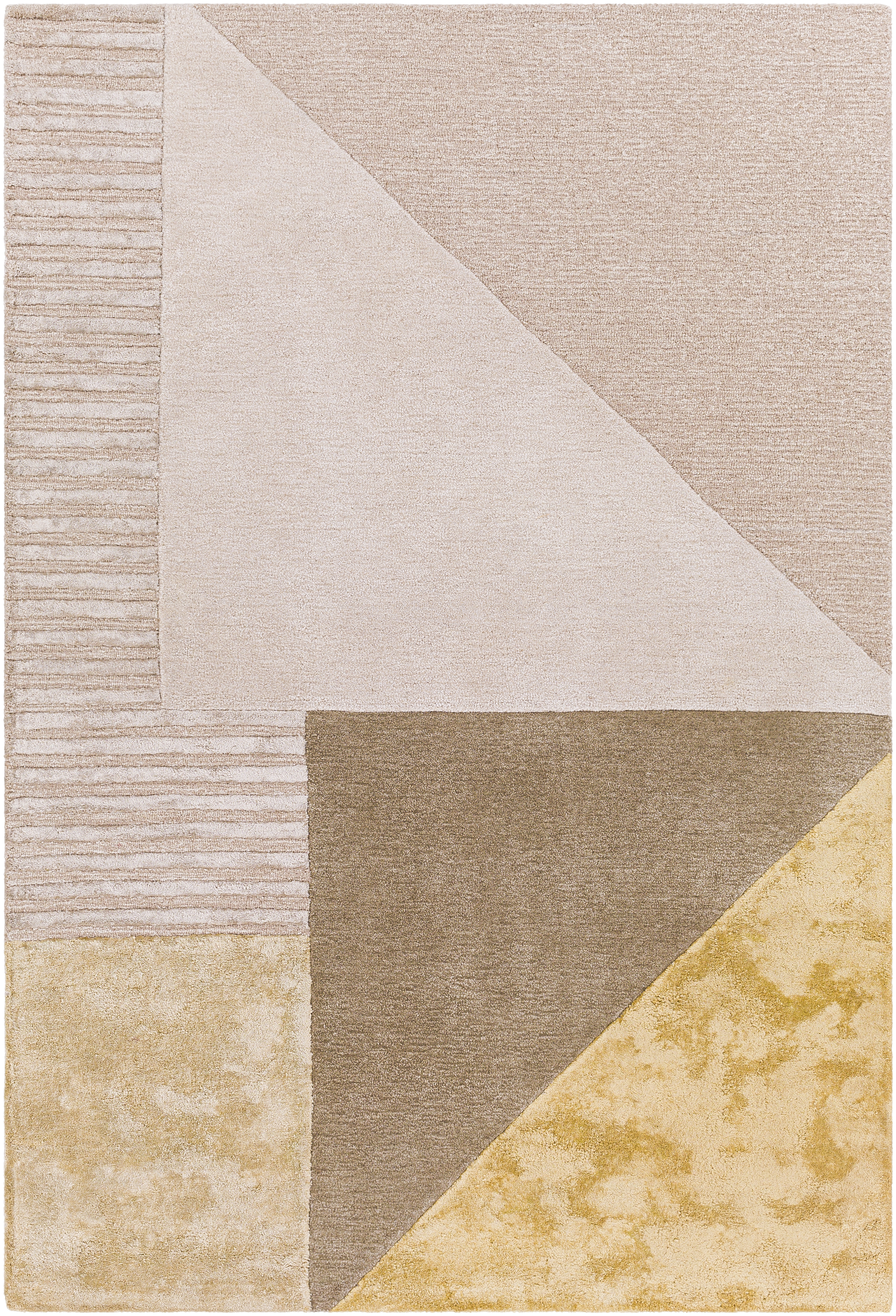 Glasgow Beige Indoor 8'10" x 12' Handmade Rug - Image 0