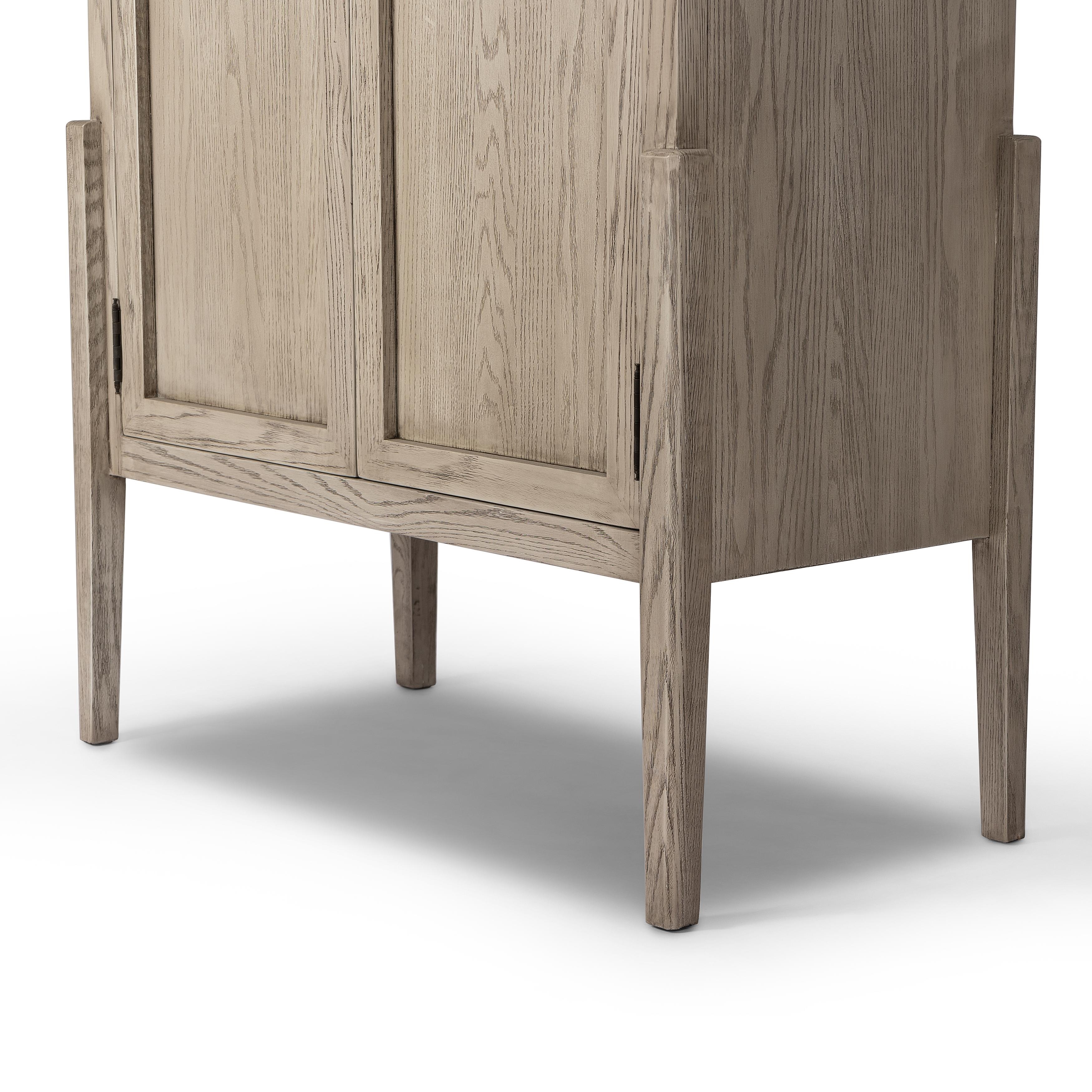 Tolle Panel Door Cabinet-Rstic Wht - Image 8