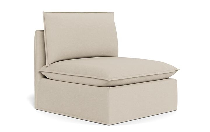 Josie Slipcovered Modular Armless Sofa Unit - Image 1