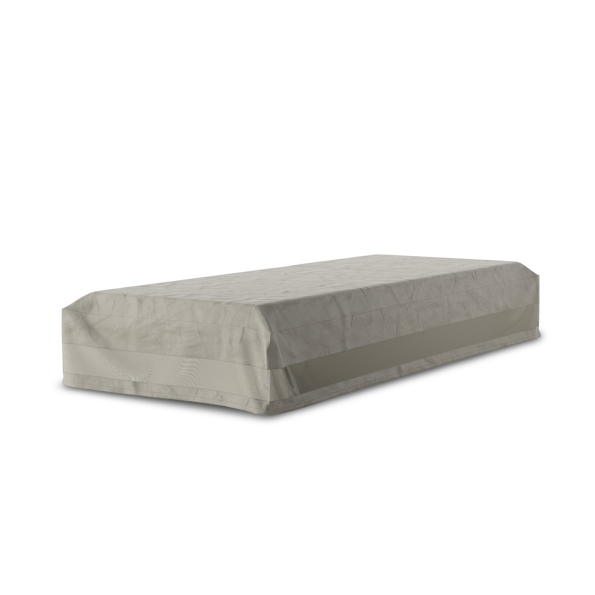 Weatherproof Outdoor Chaise-Cover-Single - Baron Grey - Image 0