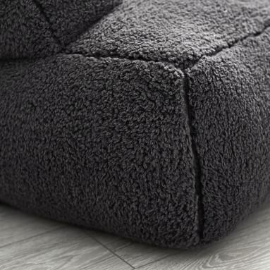 Sherpa Small Eco Lounger, Charcoal - Image 3