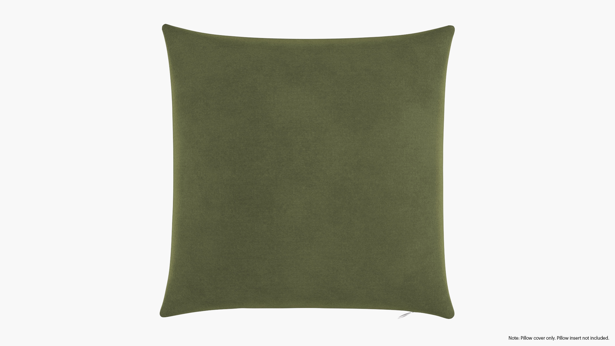 Throw Pillow Cover 20", Zucchini Luxe Velvet, 20" x 20" - Image 0