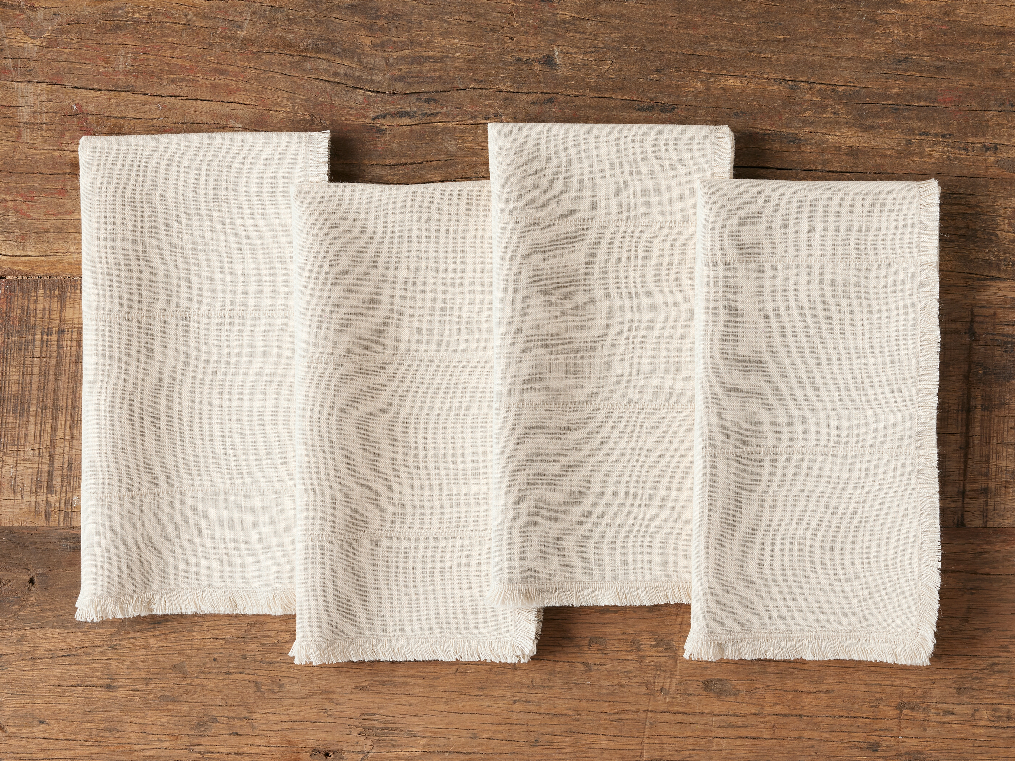 Linen Napkins (Set Of 4) in Natural  Ivory - Image 0