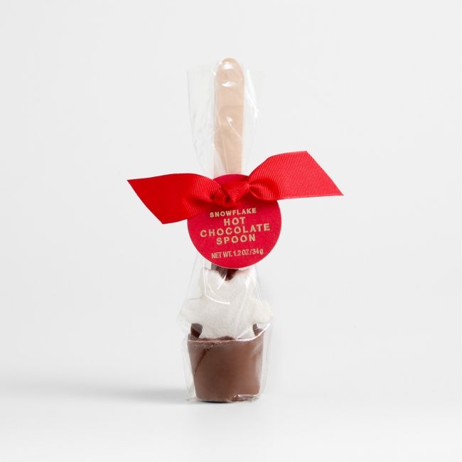 Single Snowflake Hot Cocoa Spoon - Image 0