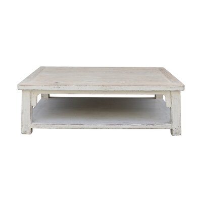 Solid Wood Coffee Table with Storage - Image 0