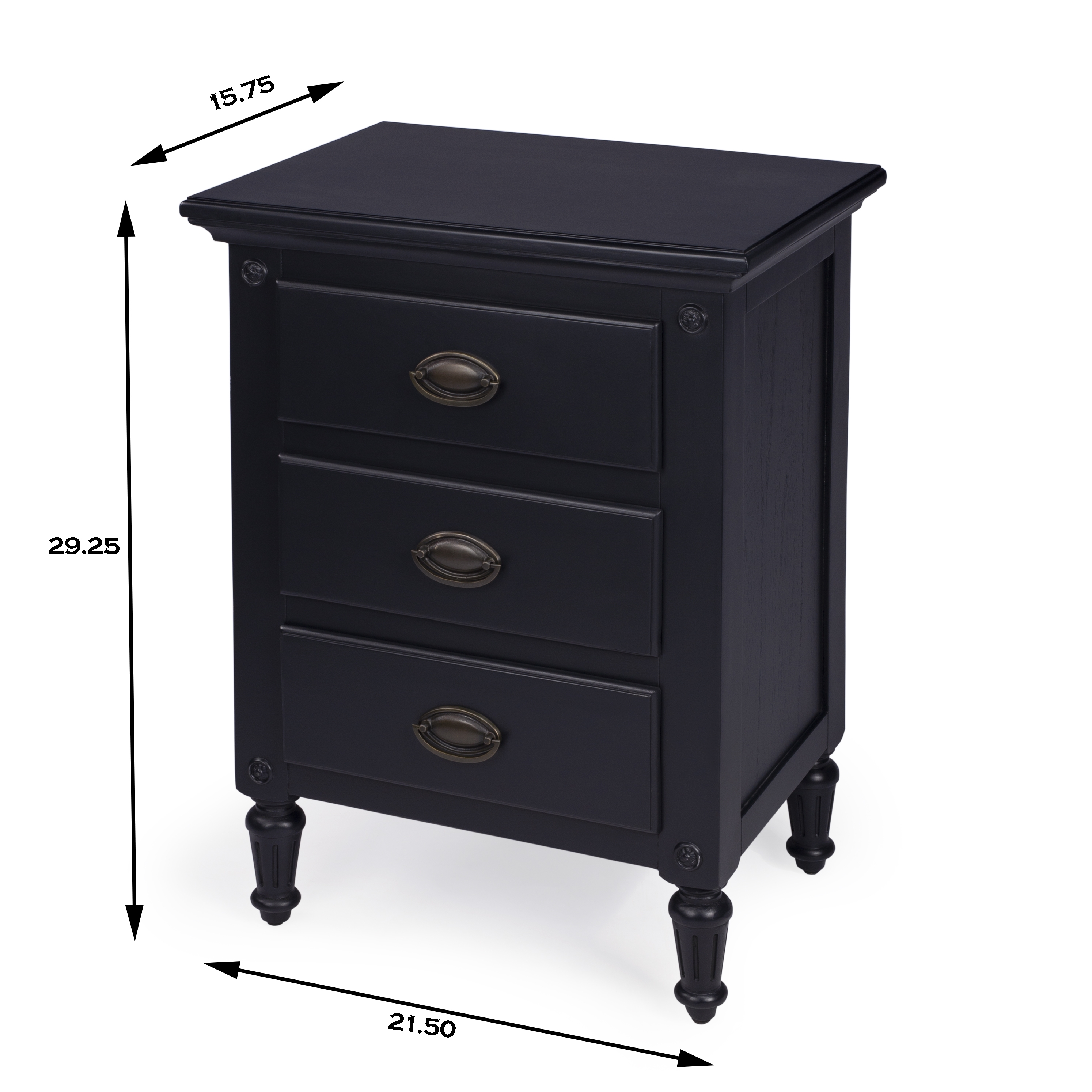 Easterbrook Black Nightstand - Image 3