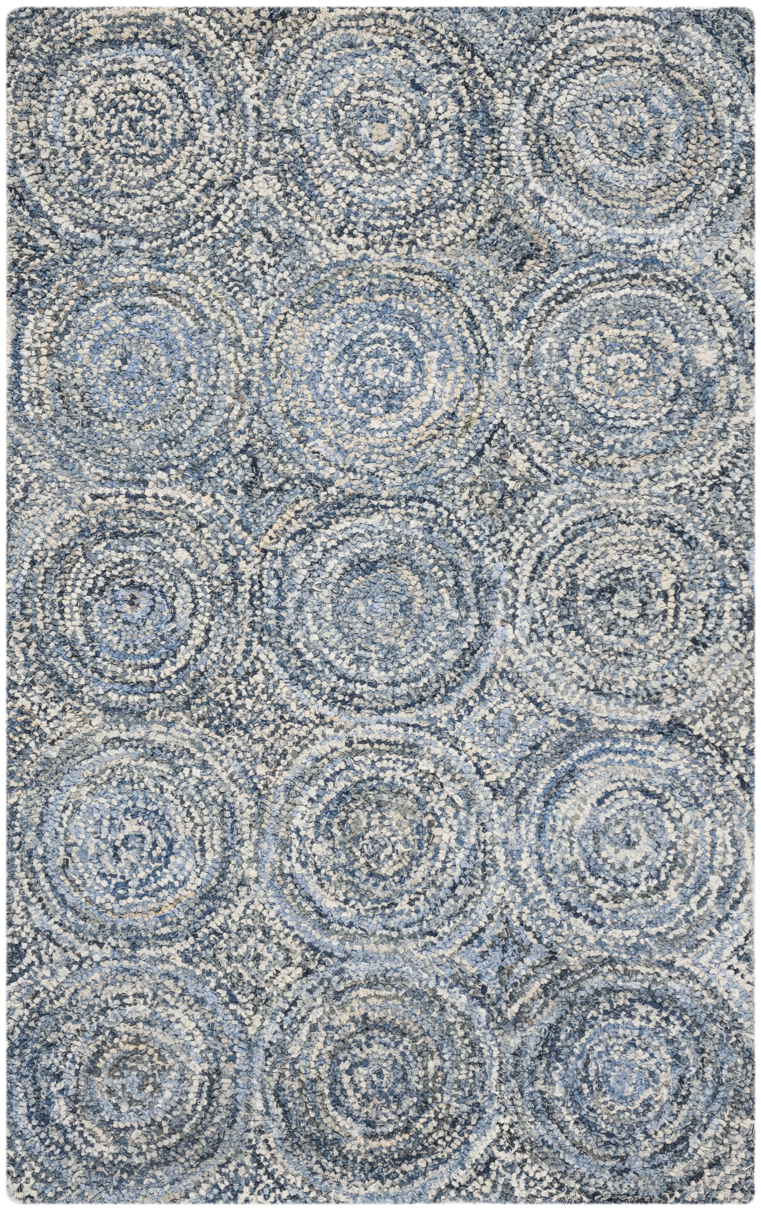 Arlo Home Hand Tufted Area Rug, NAN214A, Blue,  4' X 6' - Image 0