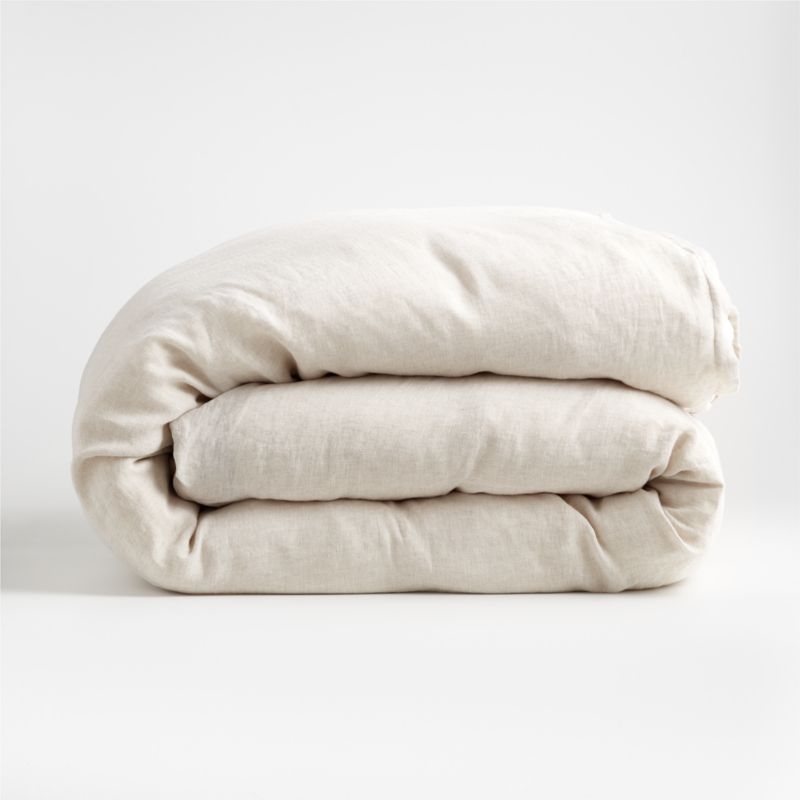 New Natural EUROPEAN FLAX ™-Certified Linen Warm Natural Euro Bed Pillow Sham - Image 2