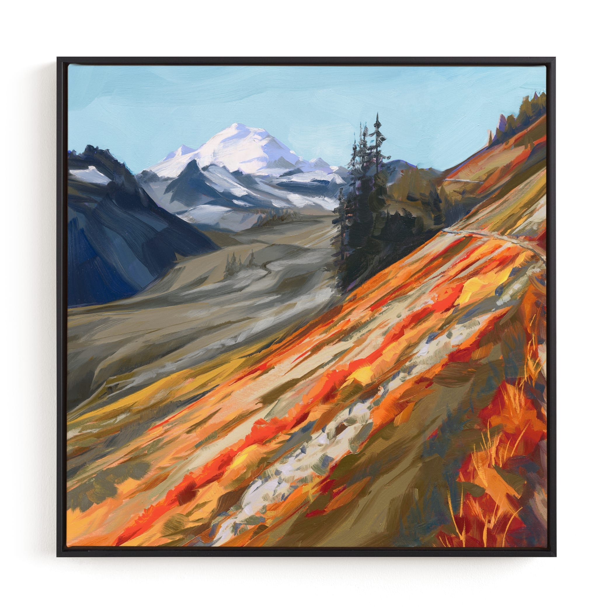 Mount Baker In Autumn Limited Edition Fine Art Print 1 - Image 0