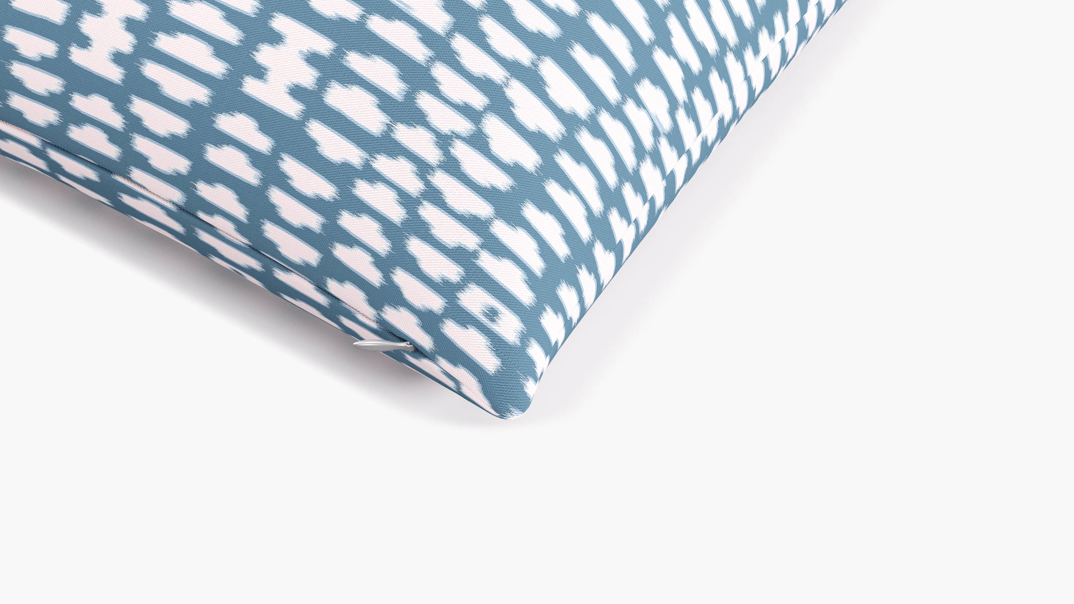 Throw Pillow 20", Dusty Blue Odalisque, 20" x 20" - Image 1