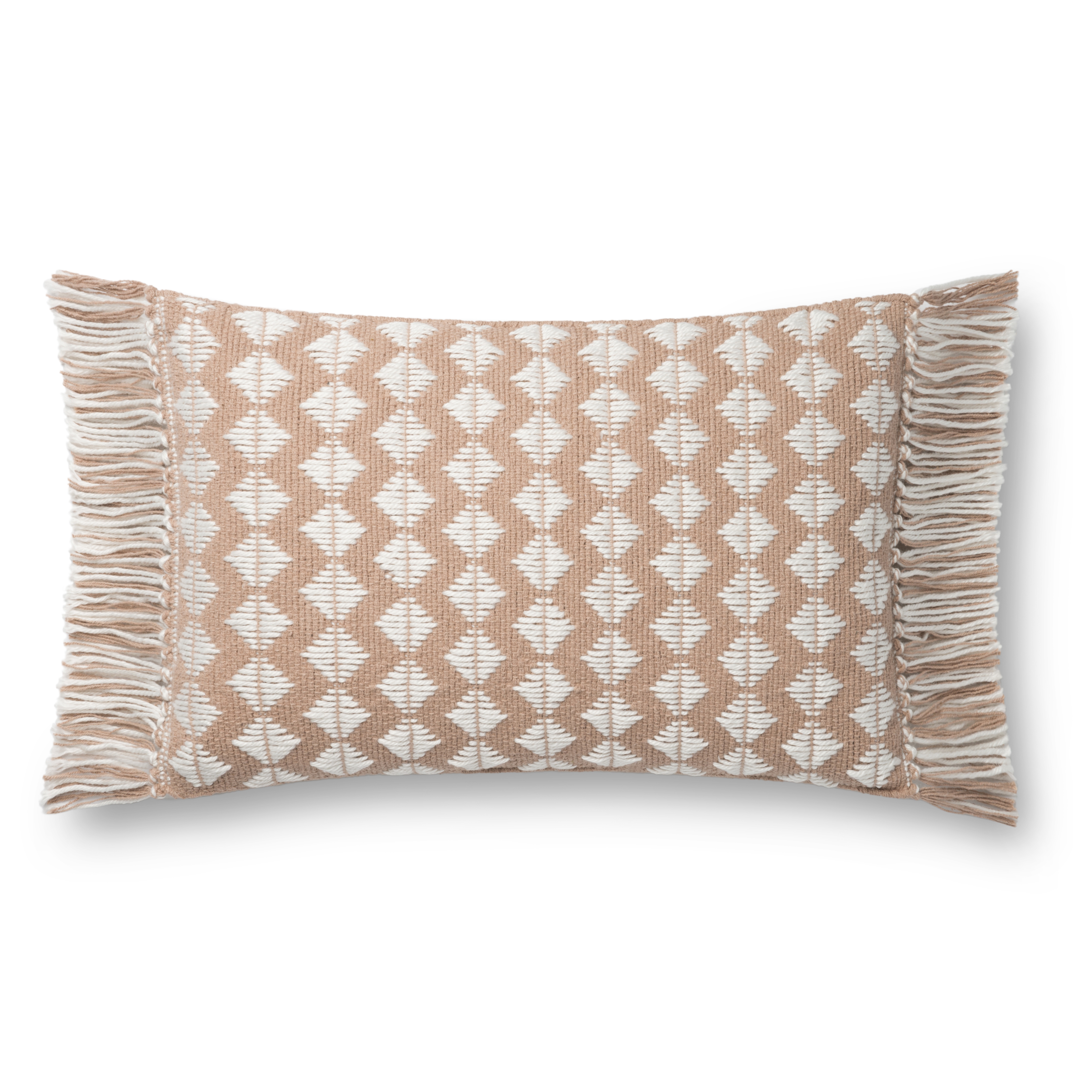 Magnolia Home by Joanna Gaines PILLOWS P1127 BLUSH / IVORY 13" x 21" Cover Only - Image 0