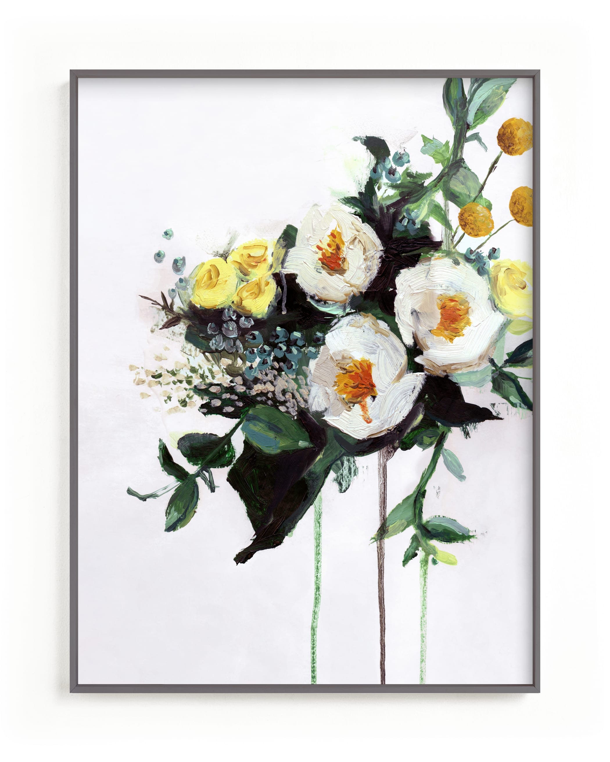 White Flowers Limited Edition Fine Art Print 2 - Image 0