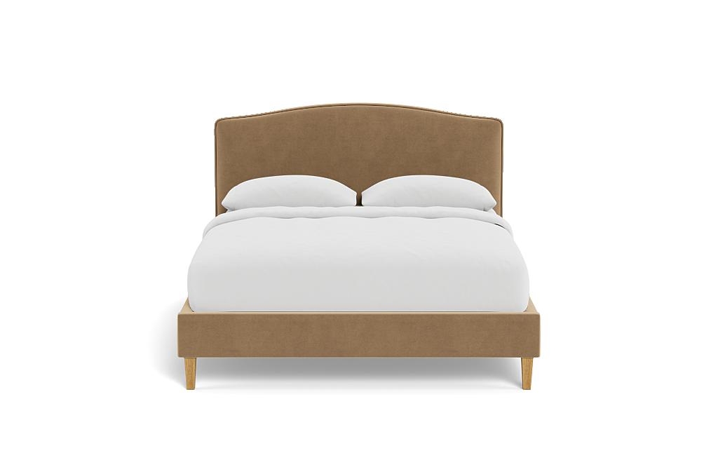 Celia Upholstered Bed with Contrast Piping - Image 0