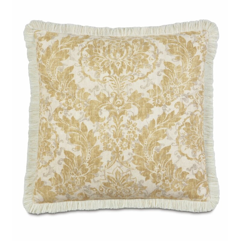 Eastern Accents Sabelle with Brush Fringe Square Pillow Cover & Insert - Image 0