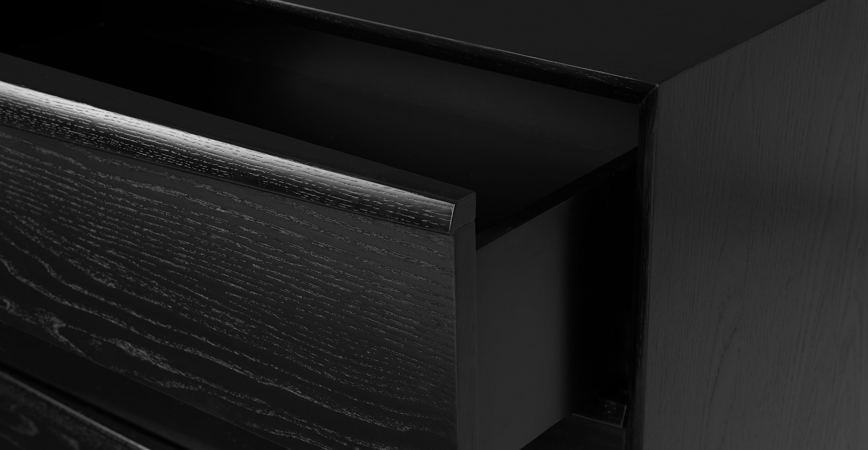 Lenia Black Ash 6-Drawer Double Dresser - Image 7
