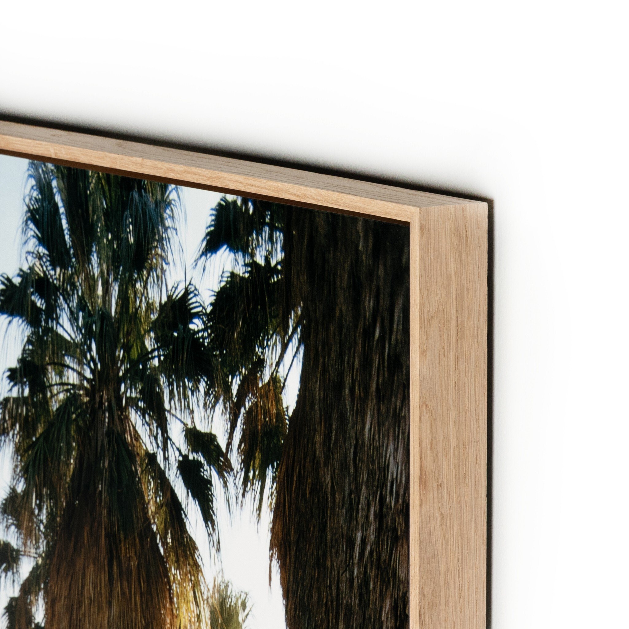 Palm Springs Riders by Slim Aarons - Vertical Grain White Oak Floater - Image 2