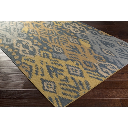Wanderer Green Indoor 2'6" x 8' Handmade Rug - Image 1